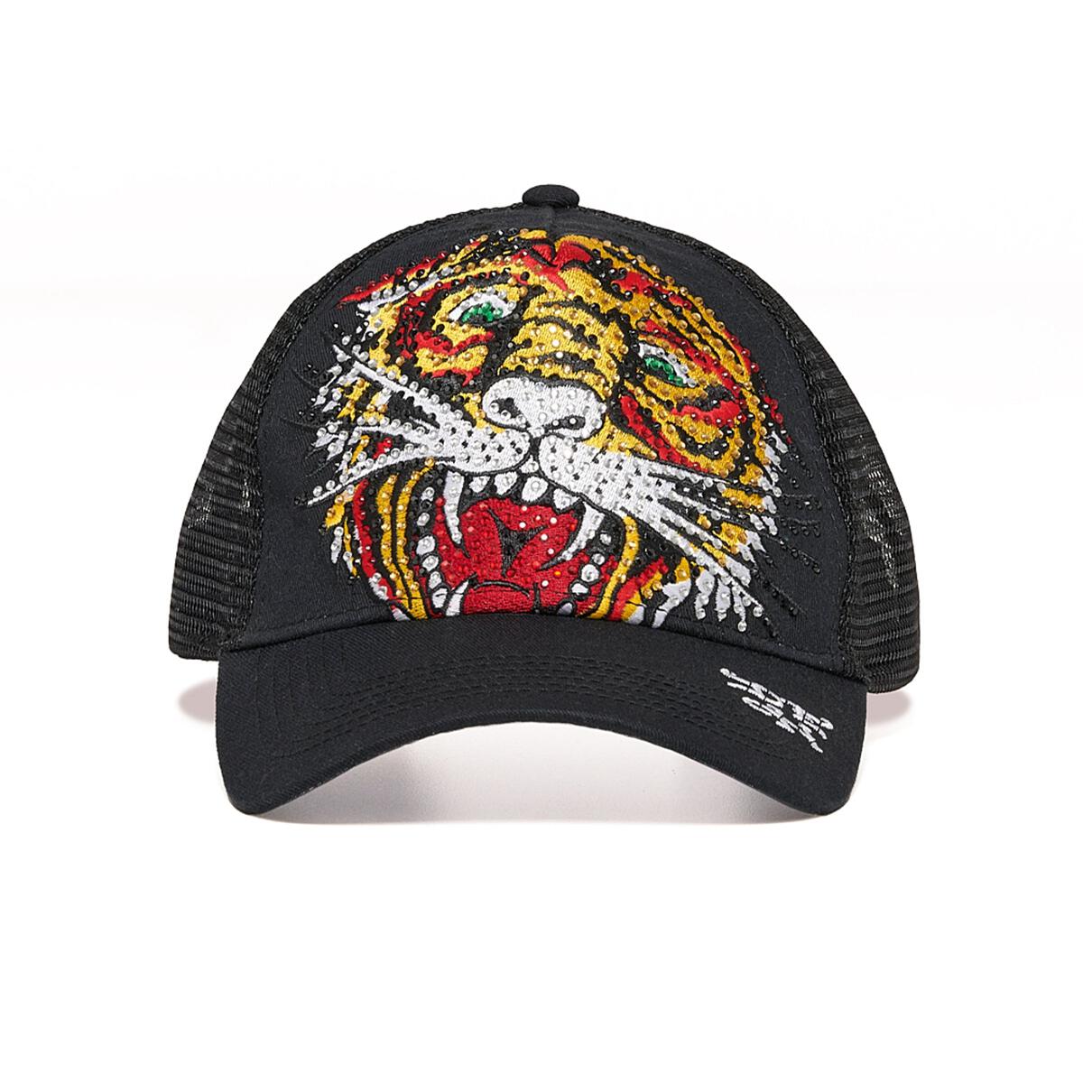 Ed Hardy Rhinestone Tiger Hat