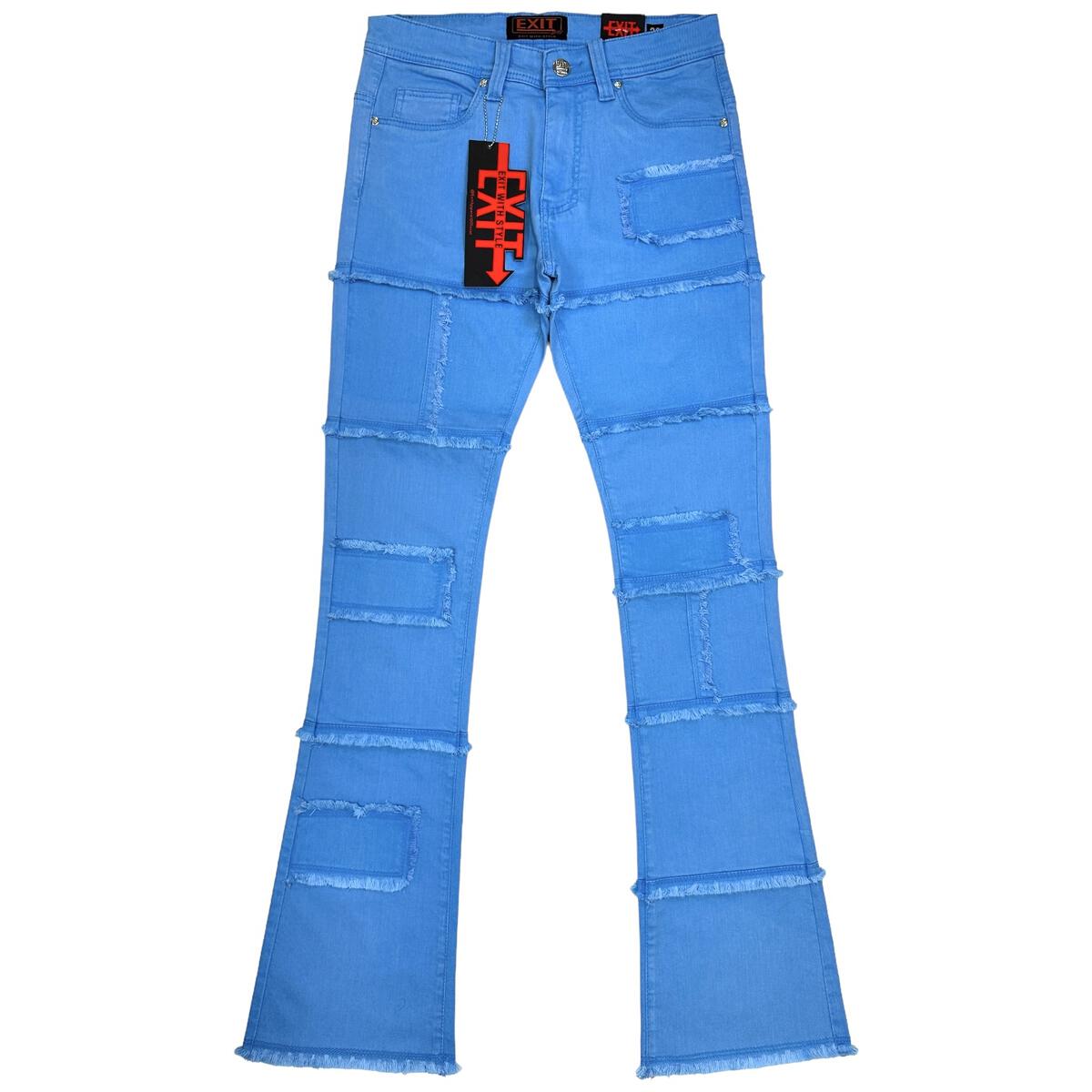 Ex Lt Blue Stacked Jeans
