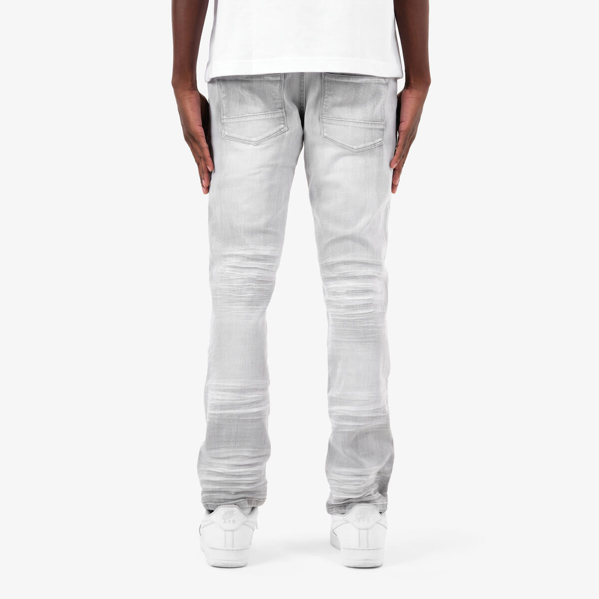 CR S. Gray Rip w/ Backing Jeans