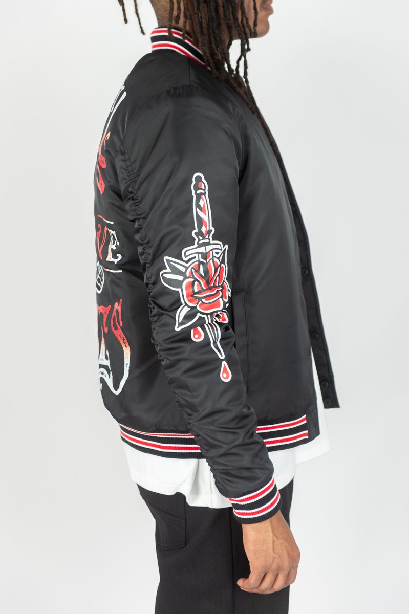Rebel Roses Varsity Jacket