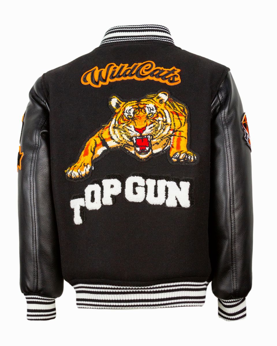 Kids Wildcat Varsity Jacket - Black