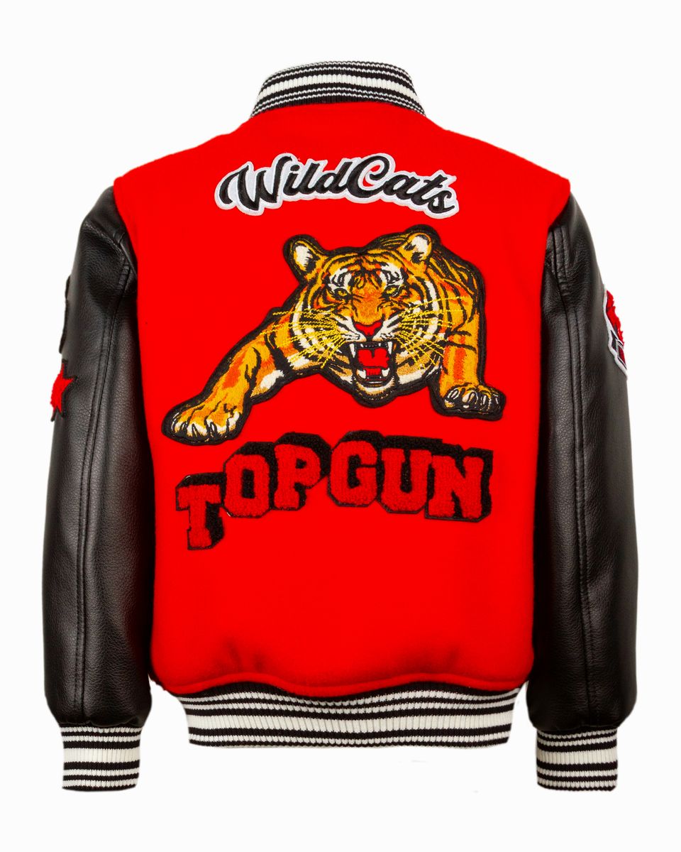 Kids Wildcat Varsity Jacket - Red