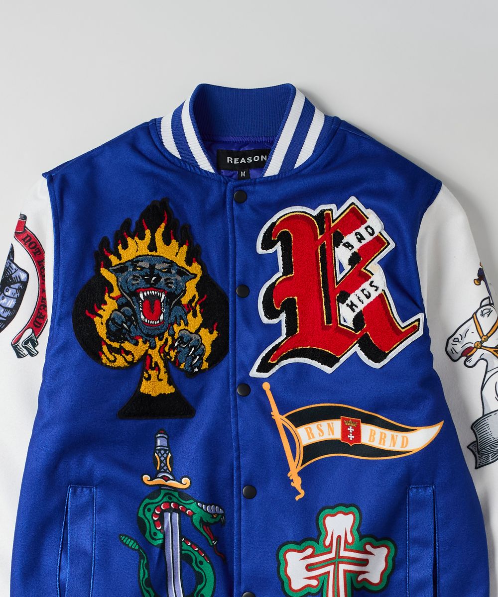 Rich Blue Varsity Jacket