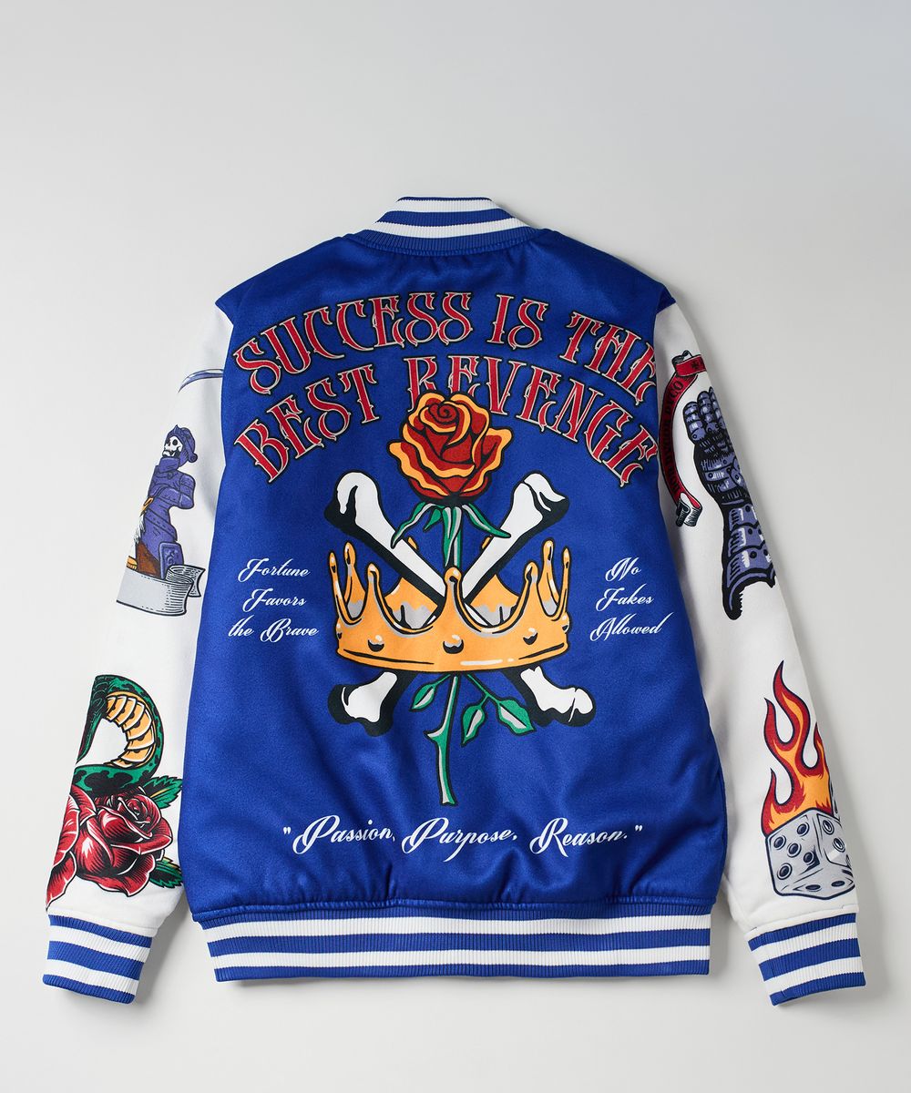 Rich Blue Varsity Jacket