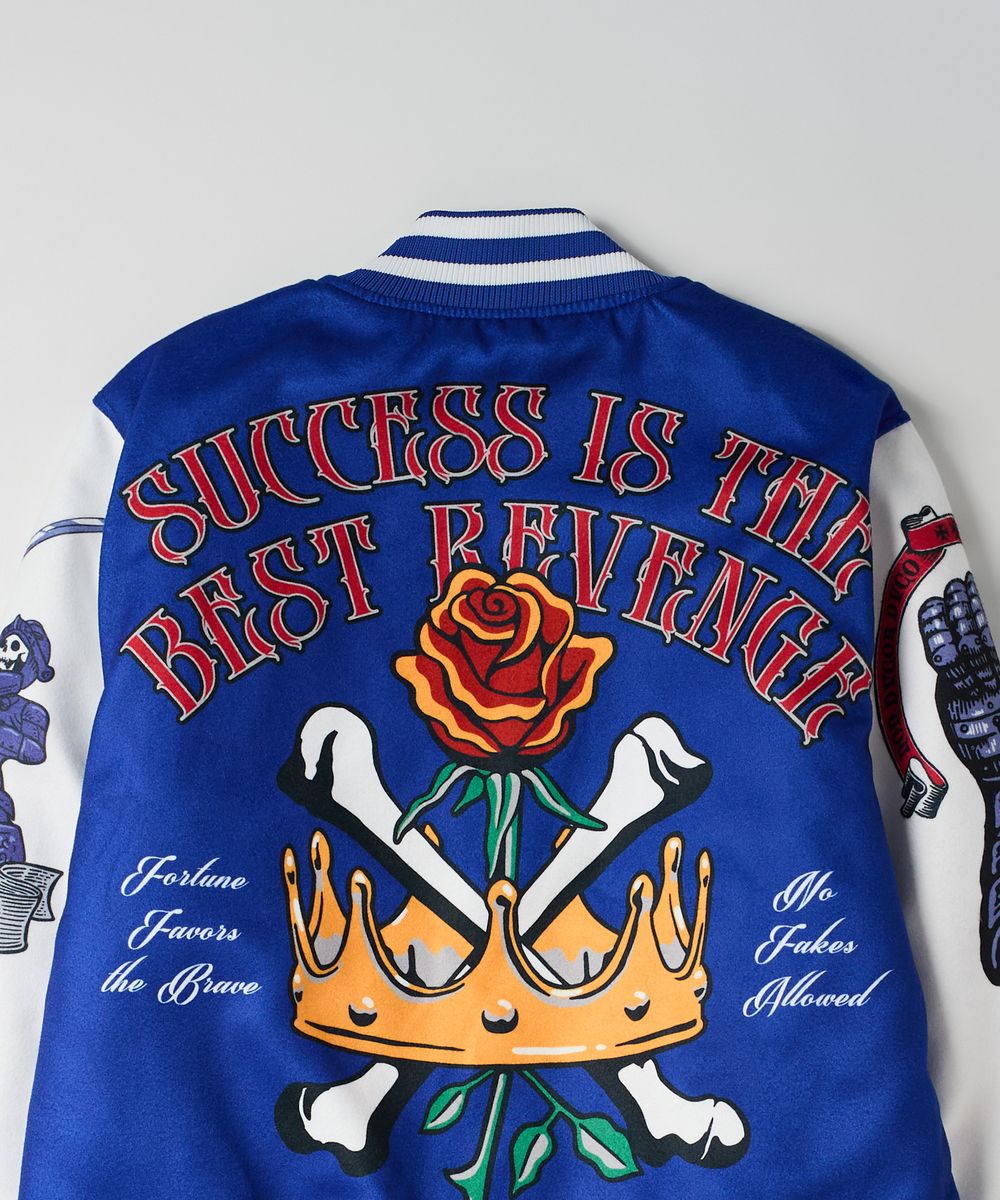 Rich Blue Varsity Jacket
