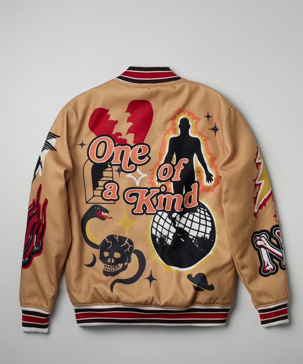 Wheat Varsity Jacket