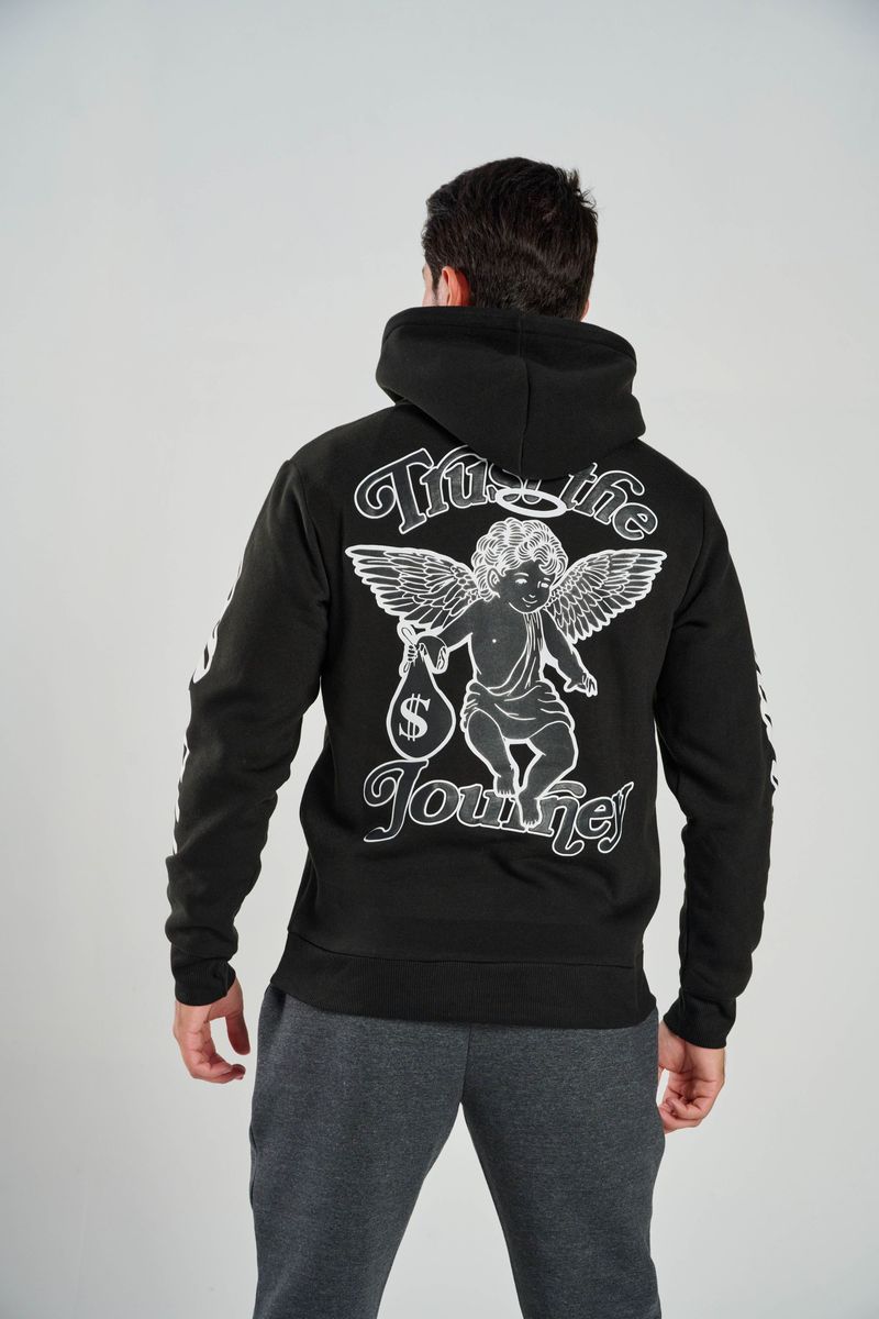 Trust The Journey Hoody - Black