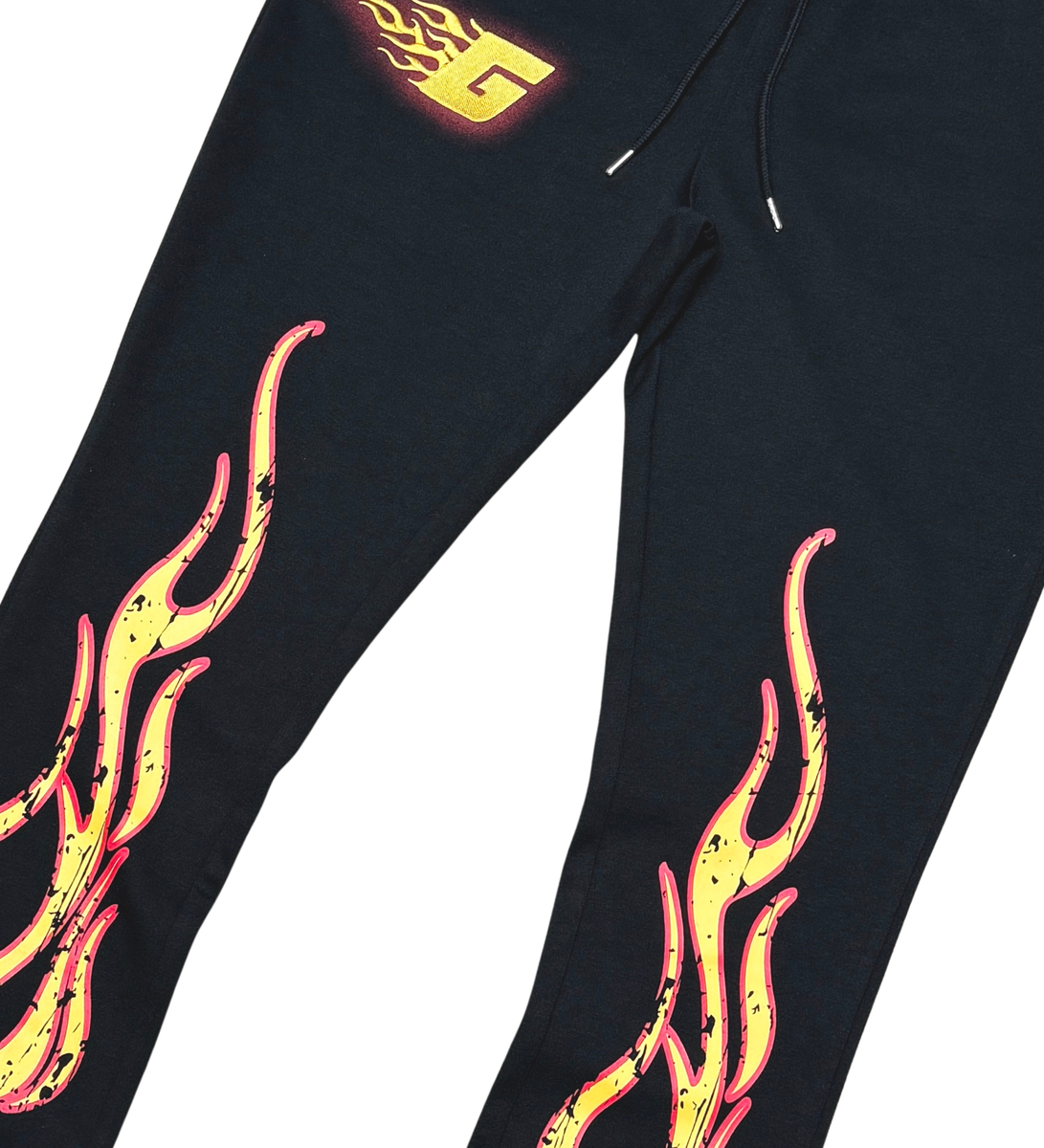 Focus Stacked Joggers - Black