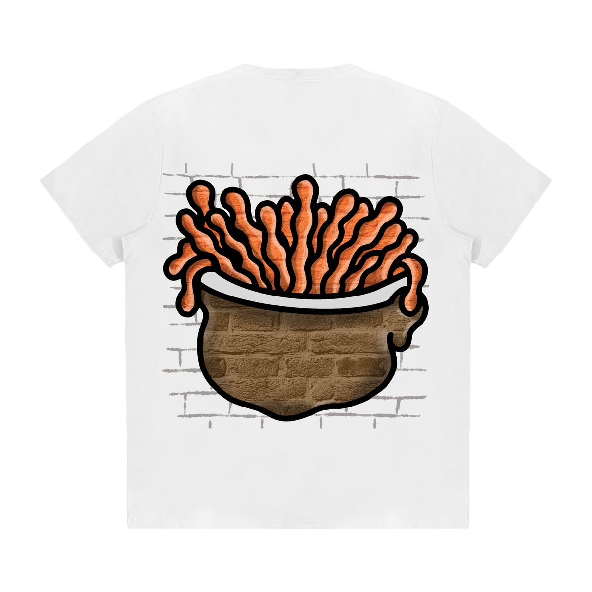 Orange Hair Big Face T-Shirt