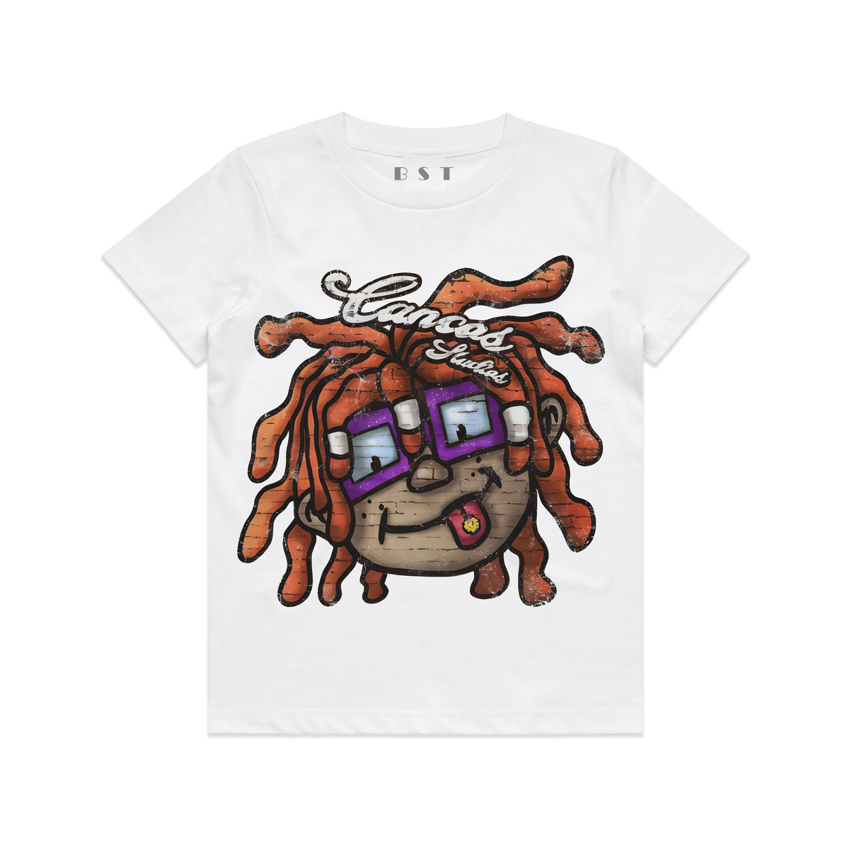Kids Big Face Tongue Out T-shirt
