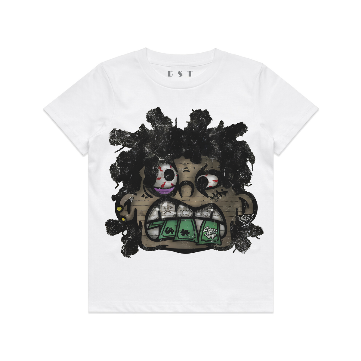 Kids Big Face Money Teeth T-shirt