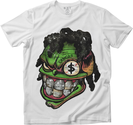 Mens Big Face Iced Grill T-Shirt