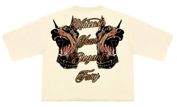 Elegant Fury Crop Shirt