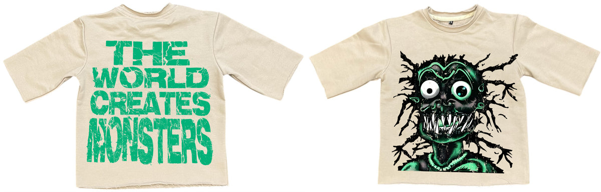 Kids Monsters Crop Shirt