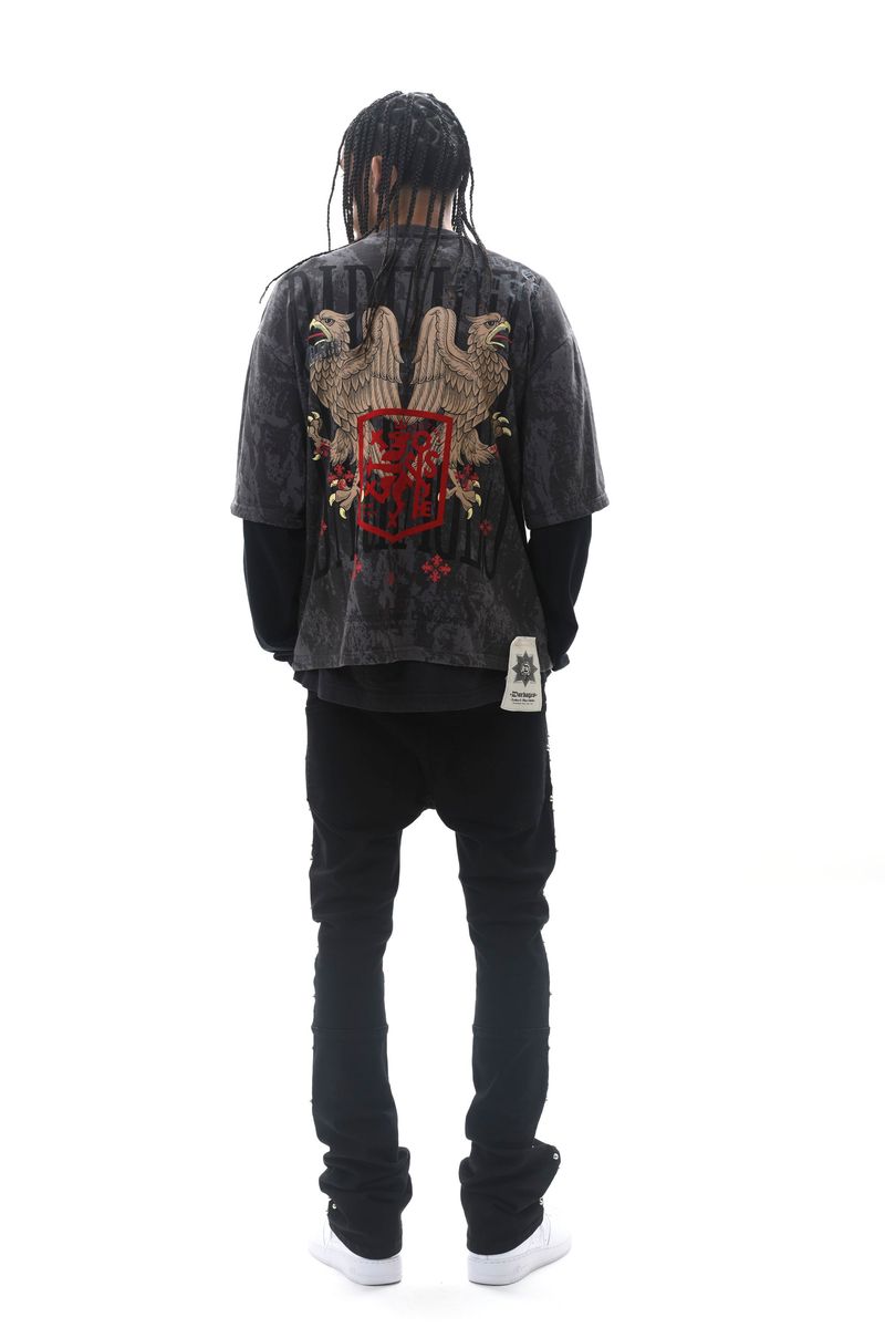 Dark Ages LS T-Shirt - Dark Grey