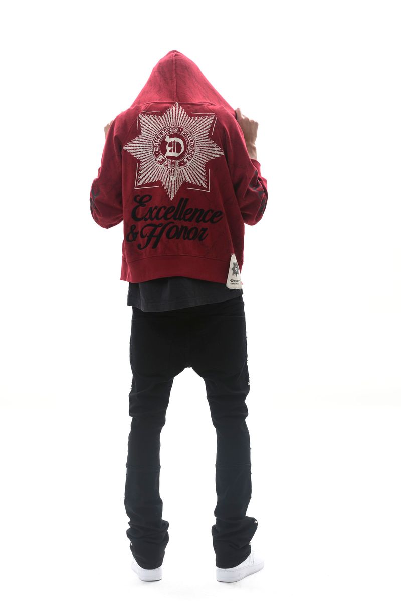 Dark Ages Hoody - Deep Red