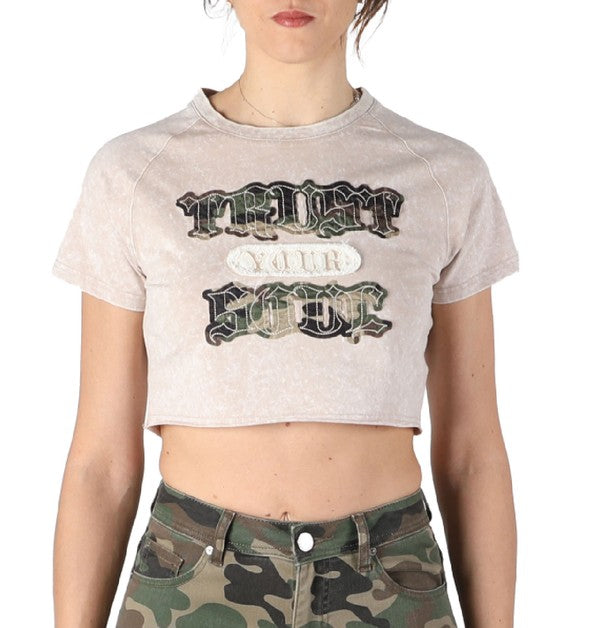 Trust Your Soul Crop Top