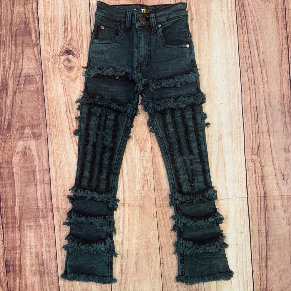 Girls ST700 Stacked Jeans