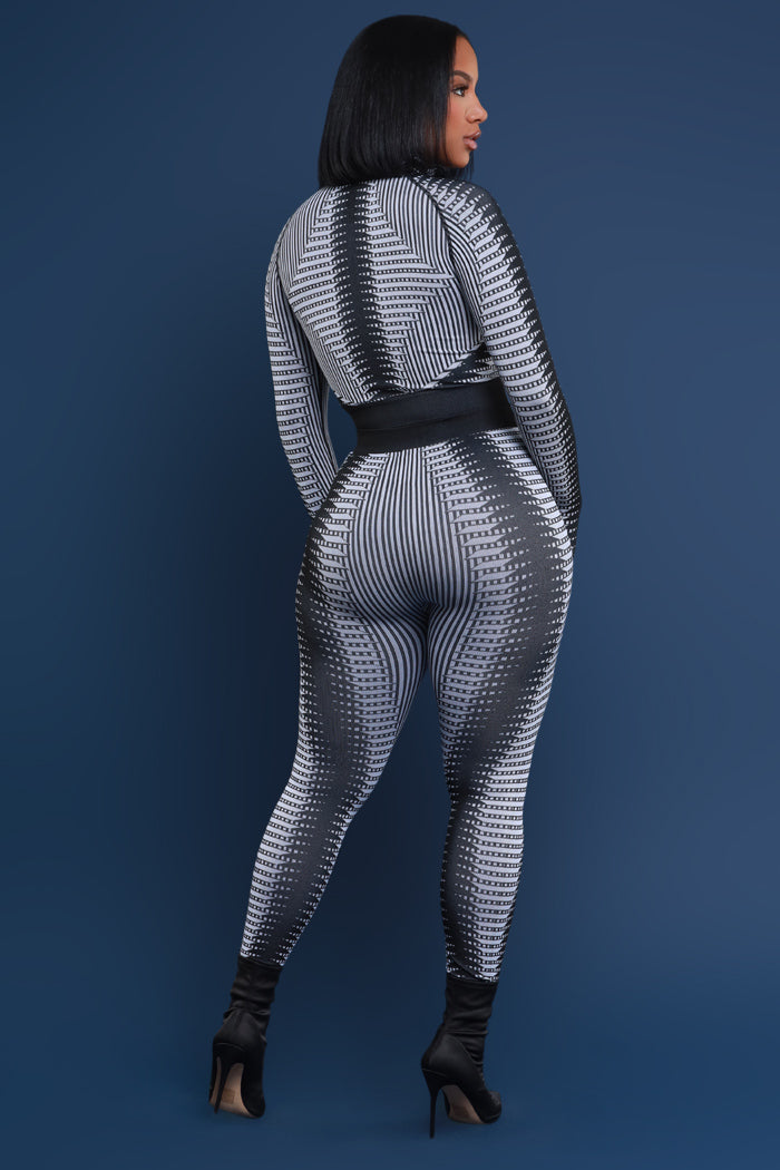 Seamless Zip Up Leggings Set