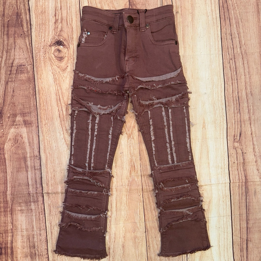 Girls ST700 Stacked Jeans