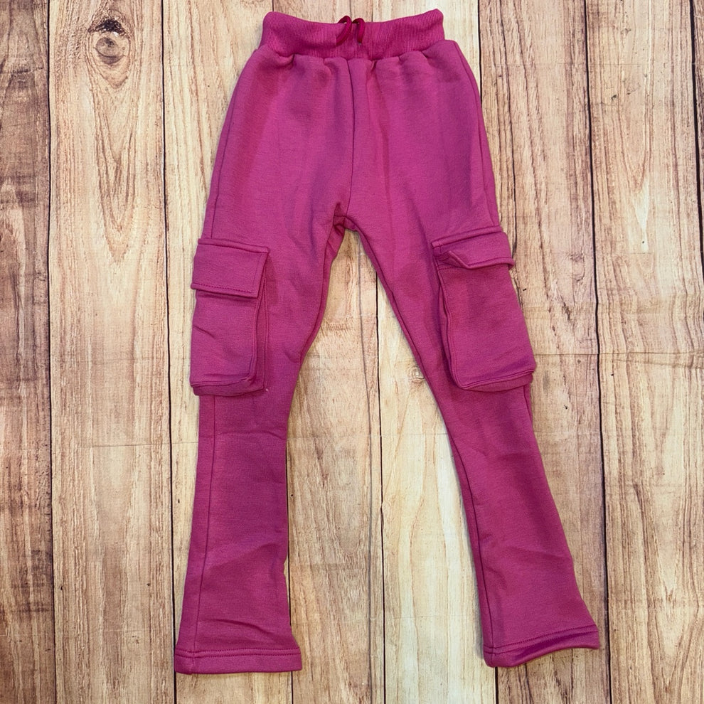 Girl's Stacked Joggers