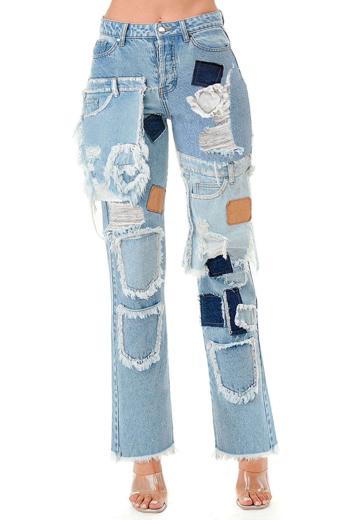 HL Patched Up Denim Jeans