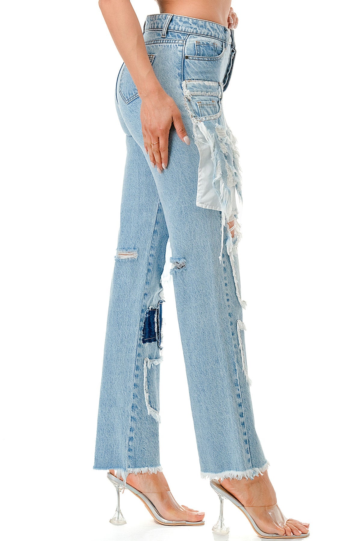 HL Patched Up Denim Jeans