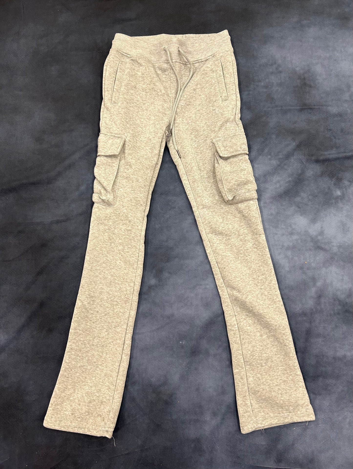 Boys Cargo Stacked Joggers