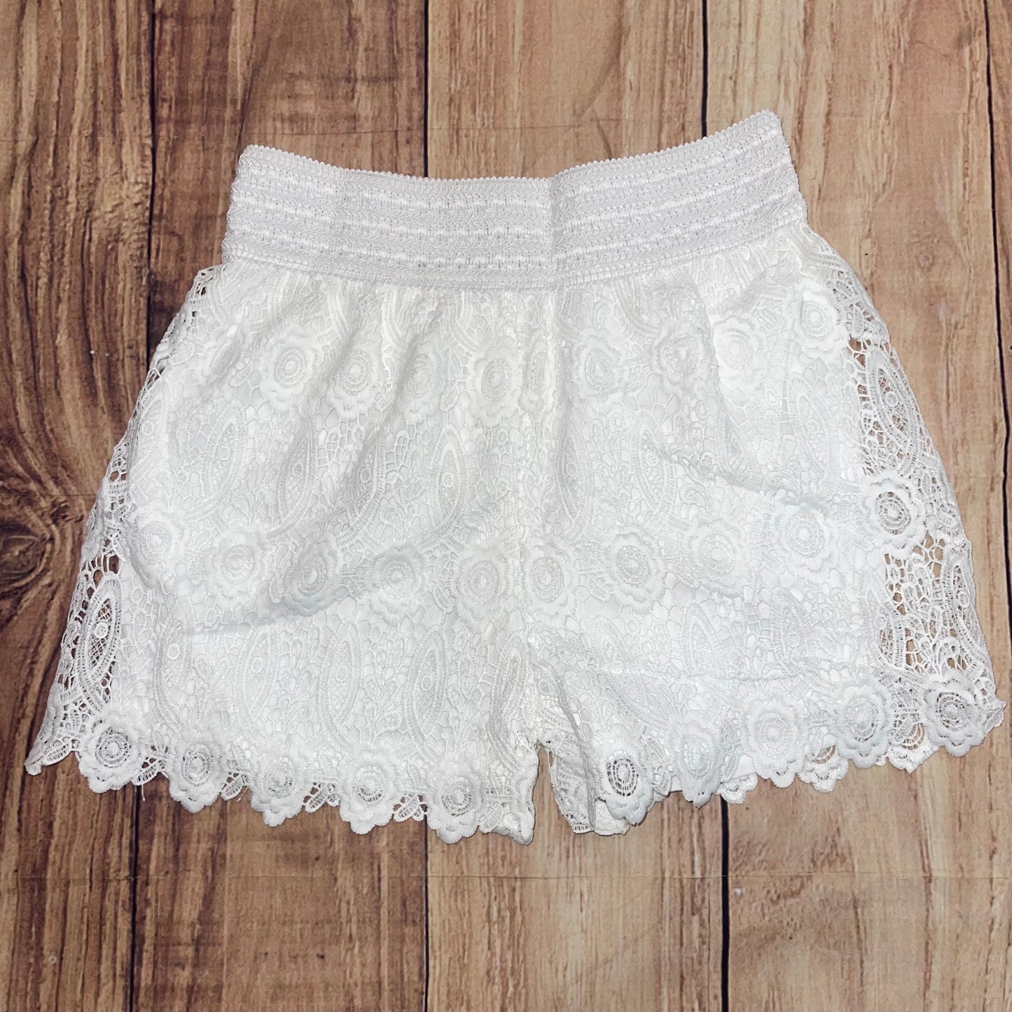 Lace Pattern Shorts