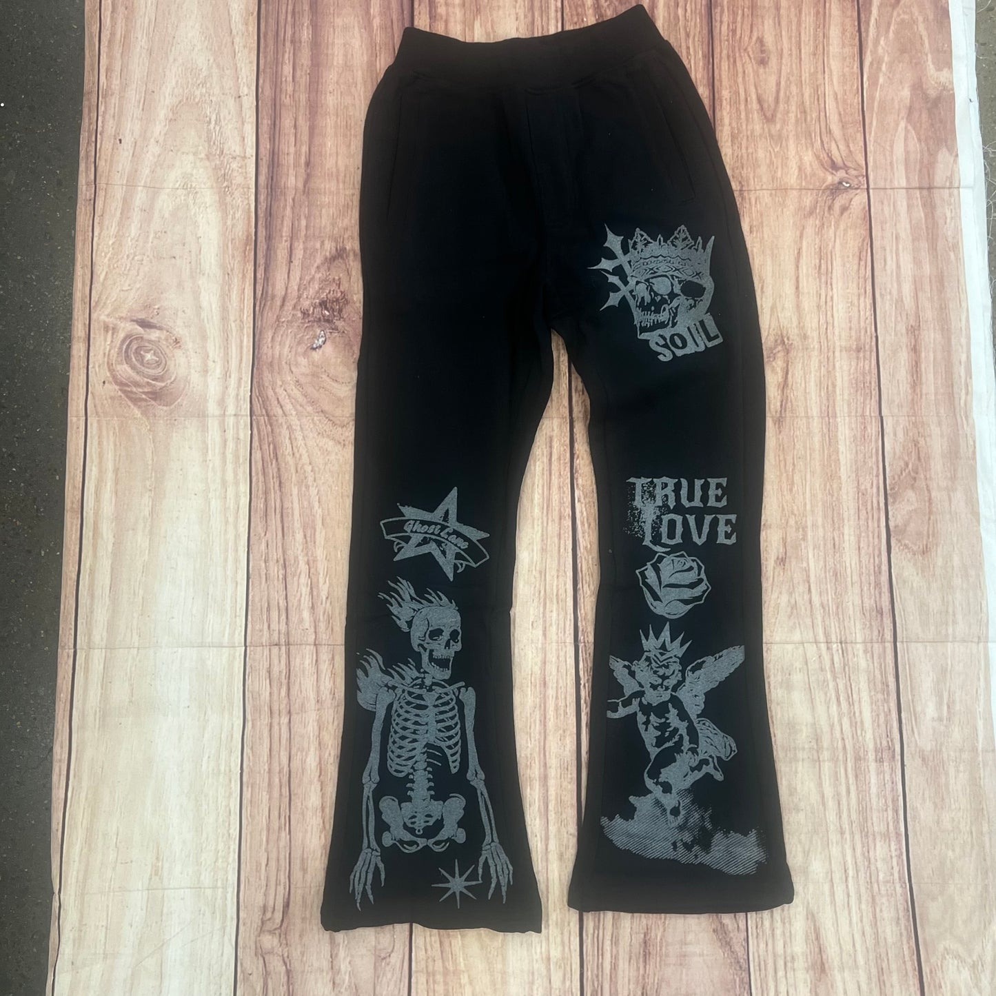 Broken Pants Black