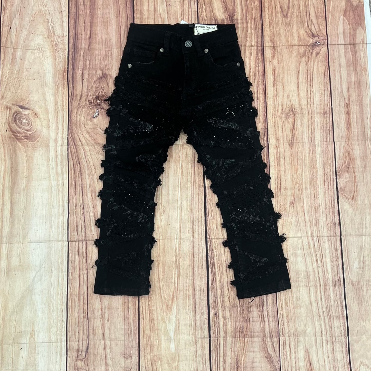Bling Jet Black Rhinestone Jeans (Copy)