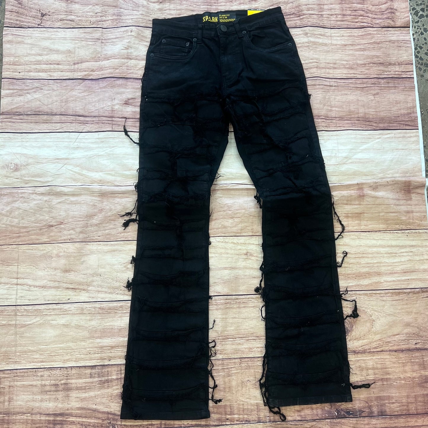 Stacked Jet Black Jeans (Copy)
