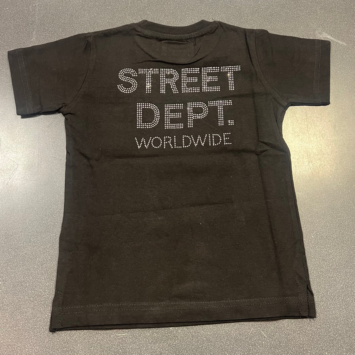 Crystal Street Dept T-Shirt - Black