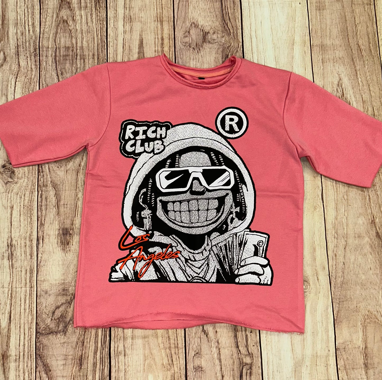 Kids Rich Club Crop Shirt