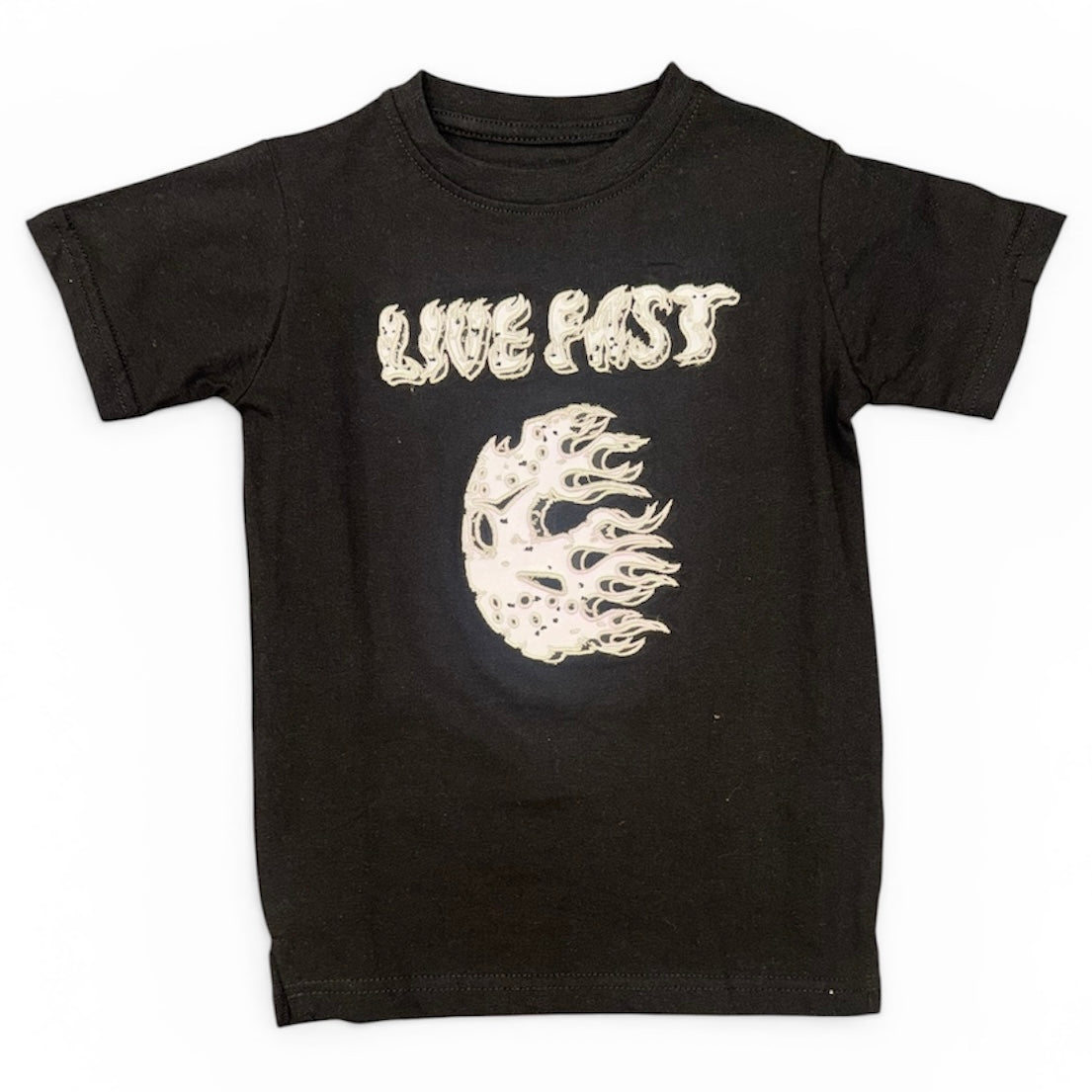 Kids Live Fast T-Shirt - Black
