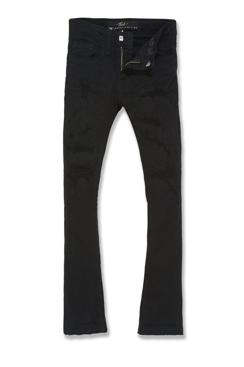 Jordan Craig Black Stacked Jeans