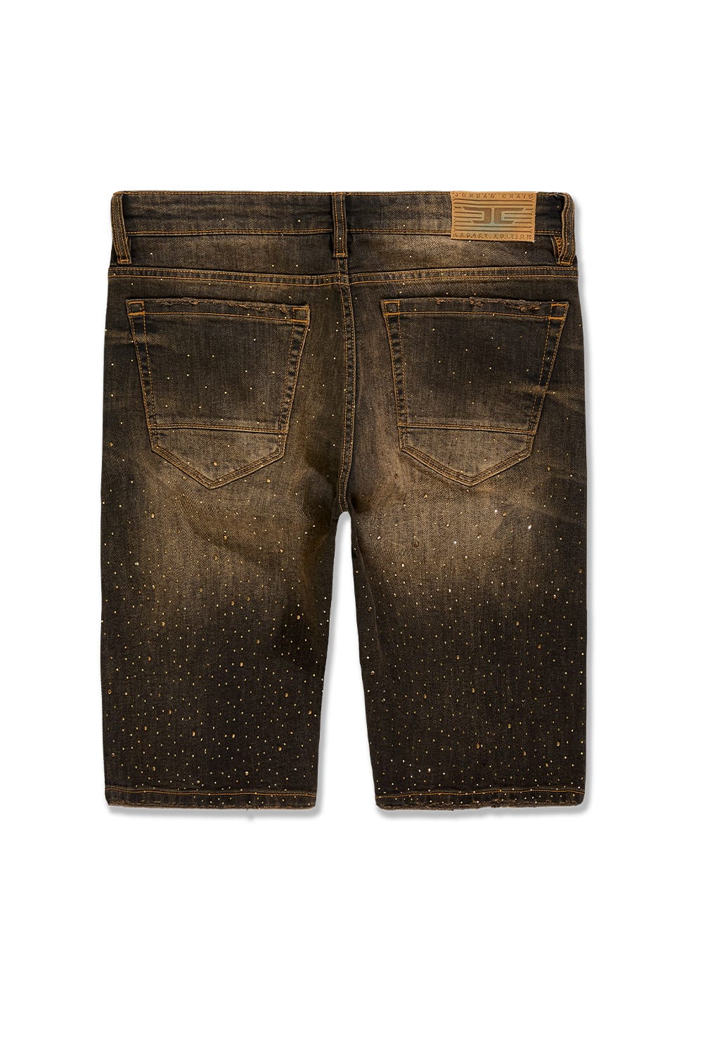 JC Men's Rhinestone Shorts - Copper