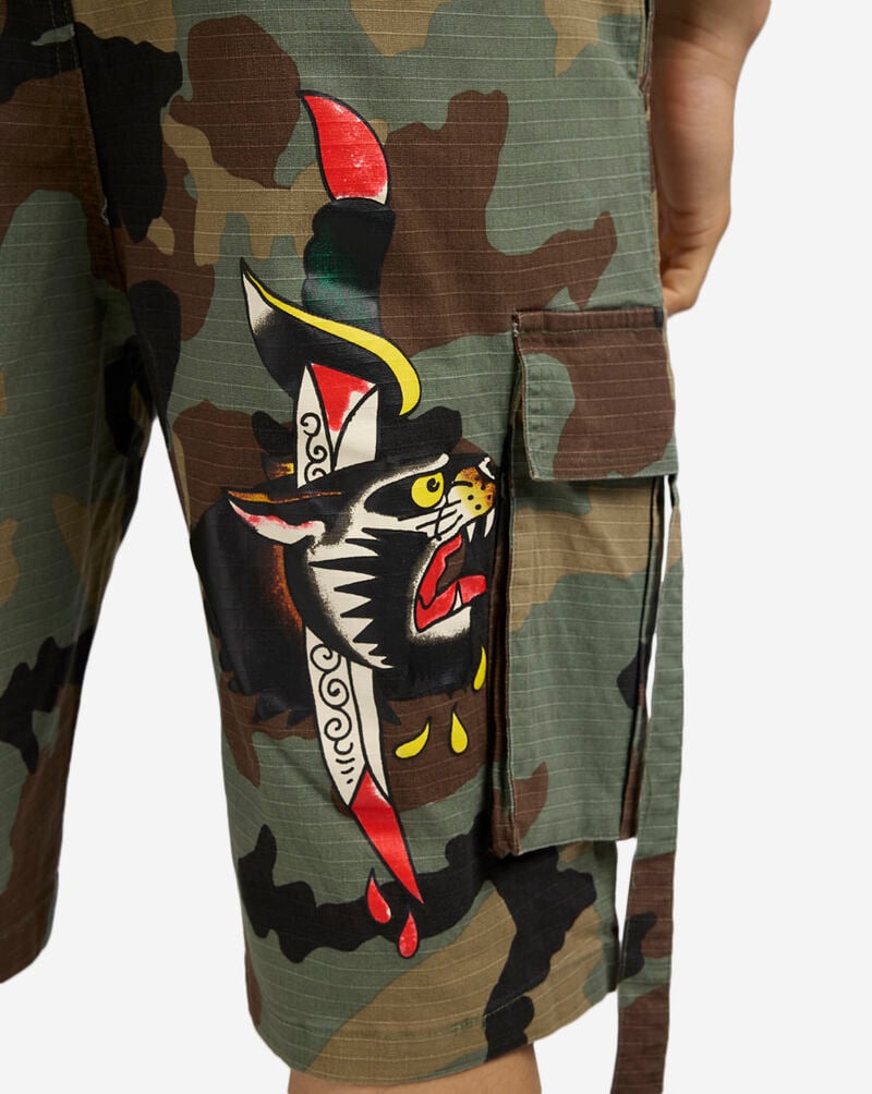 EH Panther Twill Cargo Camo Shorts