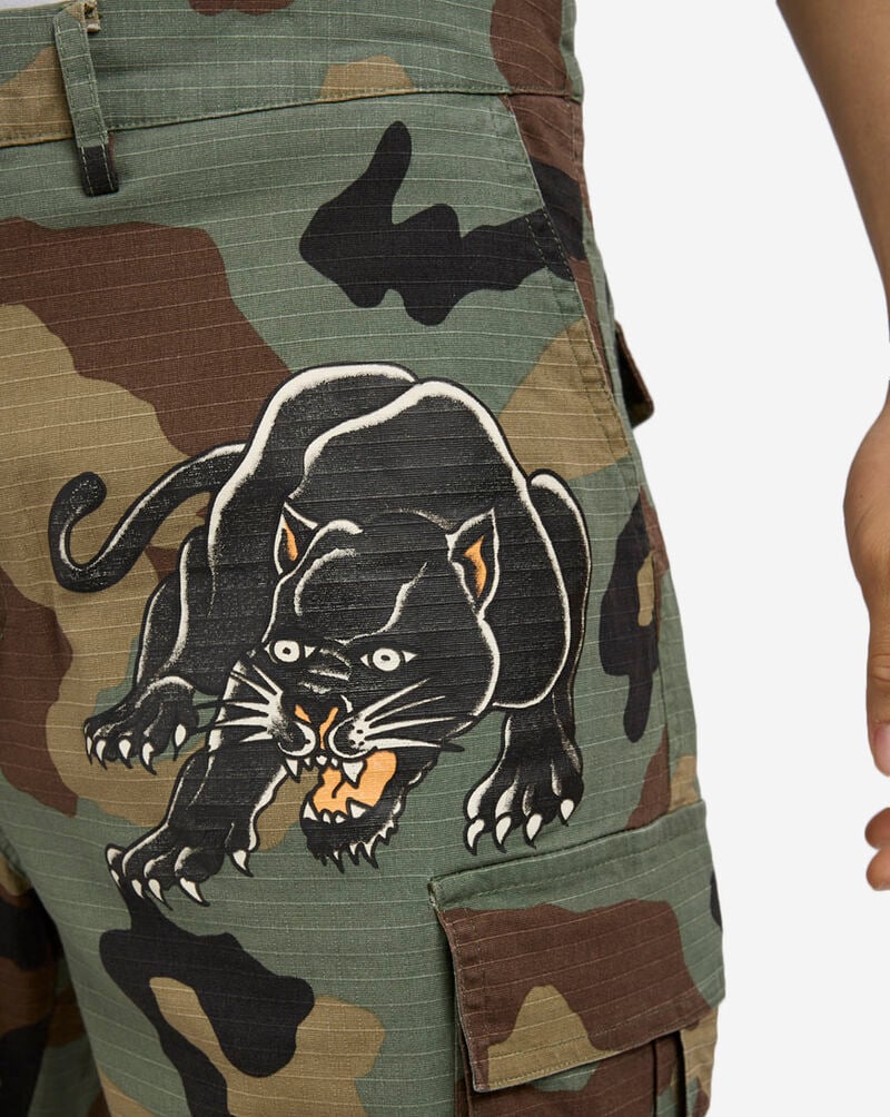 EH Panther Twill Cargo Camo Shorts
