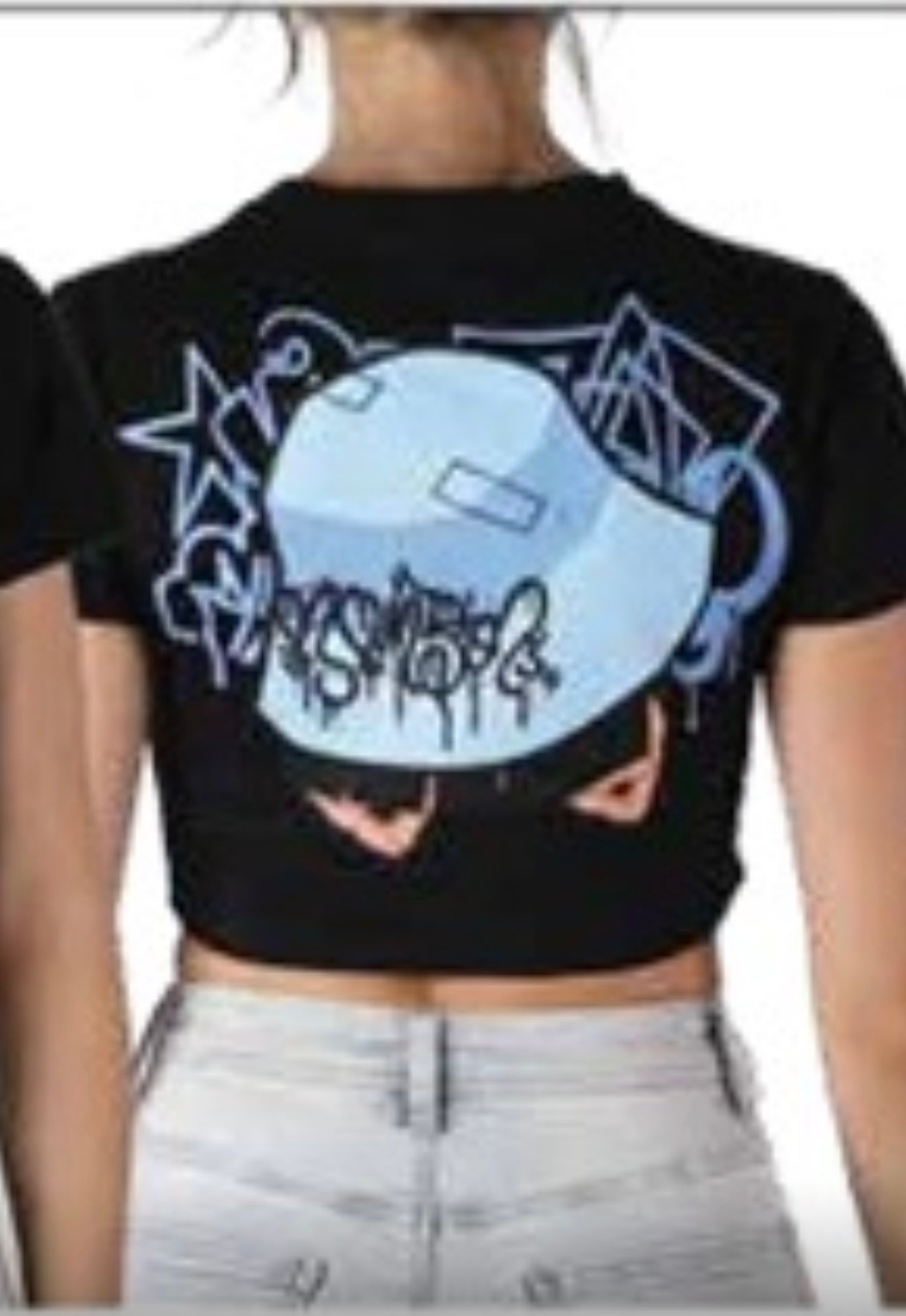 Hat Girl Crop Top