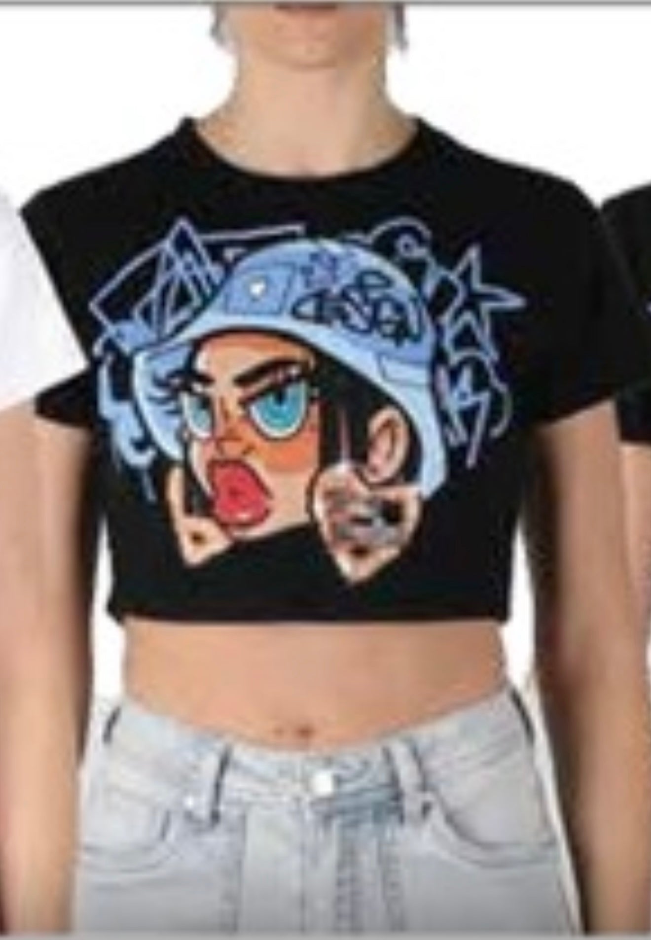 Hat Girl Crop Top