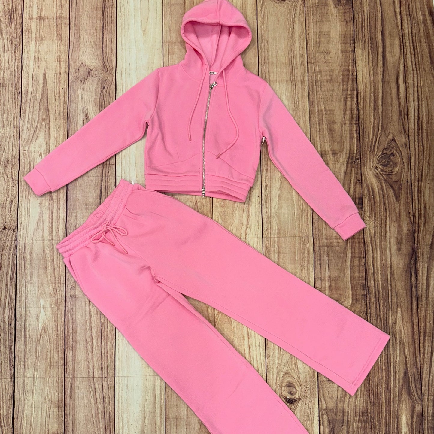 Womens 2pc Jogger Sets - Pink