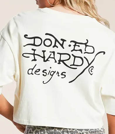 Cross Heart Boxy Crop T-Shirt