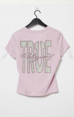 True Religion Crystal V Neck T-Shirt