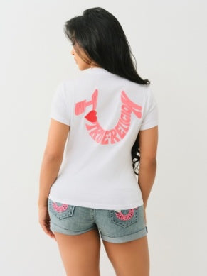 Embroidered I Love True Religion T-Shirt