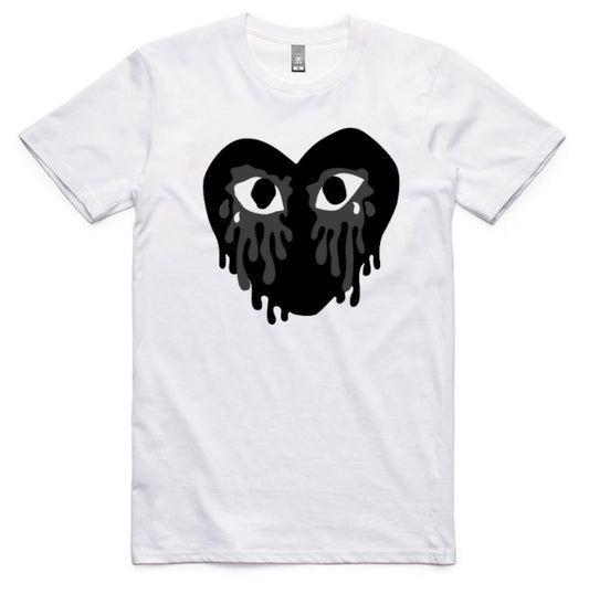 Black Heart Crying T-Shirt