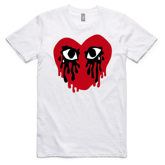 Red Heart Crying T-Shirt