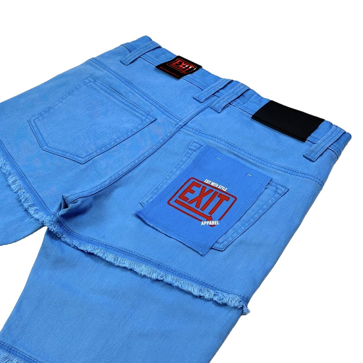 Ex Lt Blue Stacked Jeans