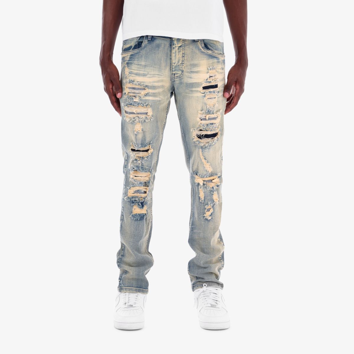 CR Lt. Tint Rip w/ Backing Jeans