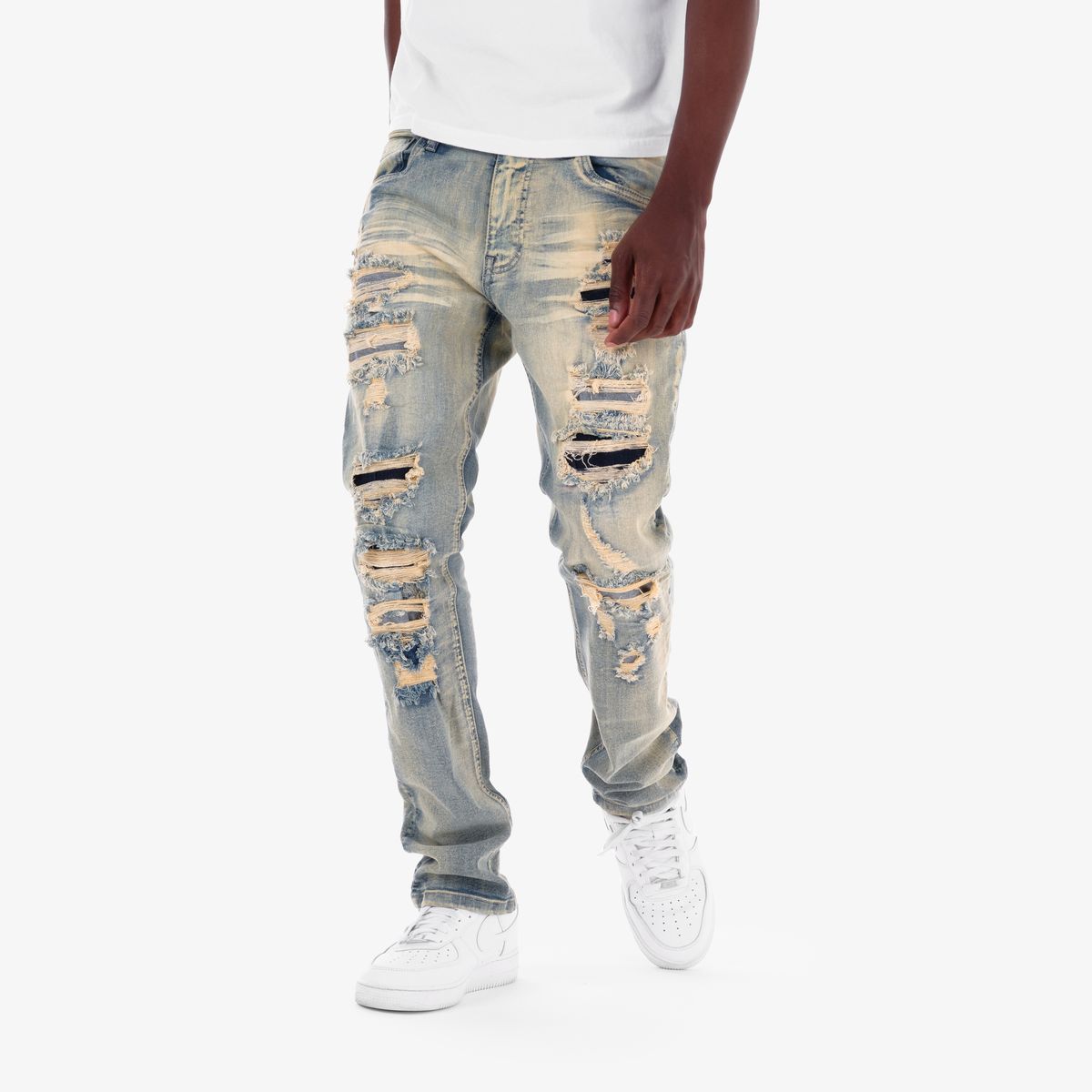 CR Lt. Tint Rip w/ Backing Jeans